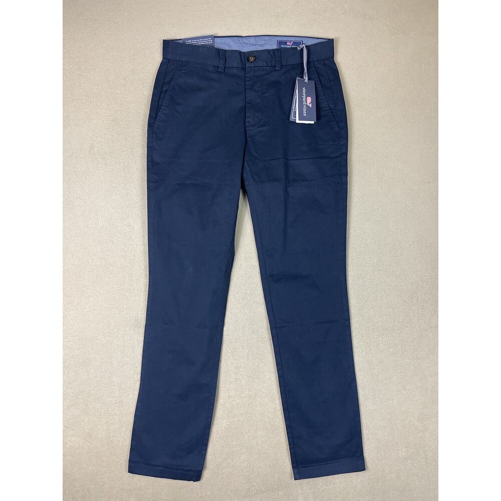 Vineyard Vines Pants Men 31x32 Blue Shep & Ian Breaker Pant Golfing Casual NWT